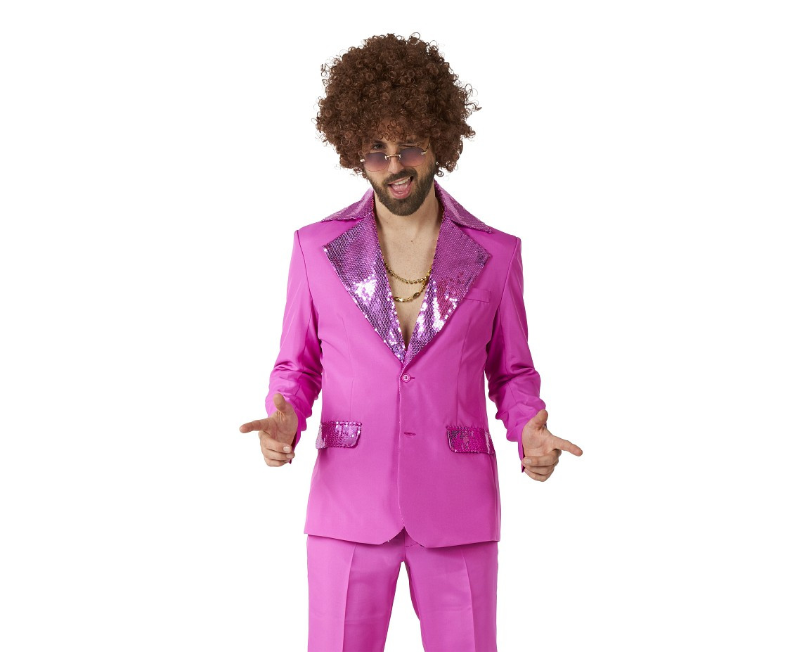 Suit Disco Suit Pink, size  44/46 (S)